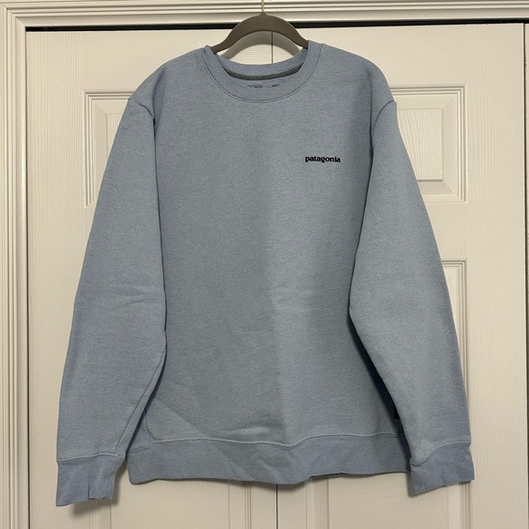 Patagonia Tops - Patagonia P-6 Logo Uprisal Crewneck Sweatshirt Lt. Blue Unisex W’s XXL / M’s‎ XL